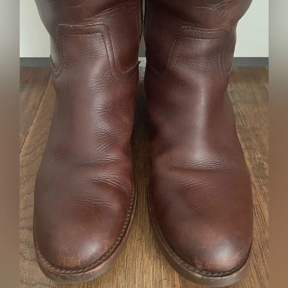 Tory Burch Kiernan Tall Brown Riding Boots Size 8 - Picture 10 of 13